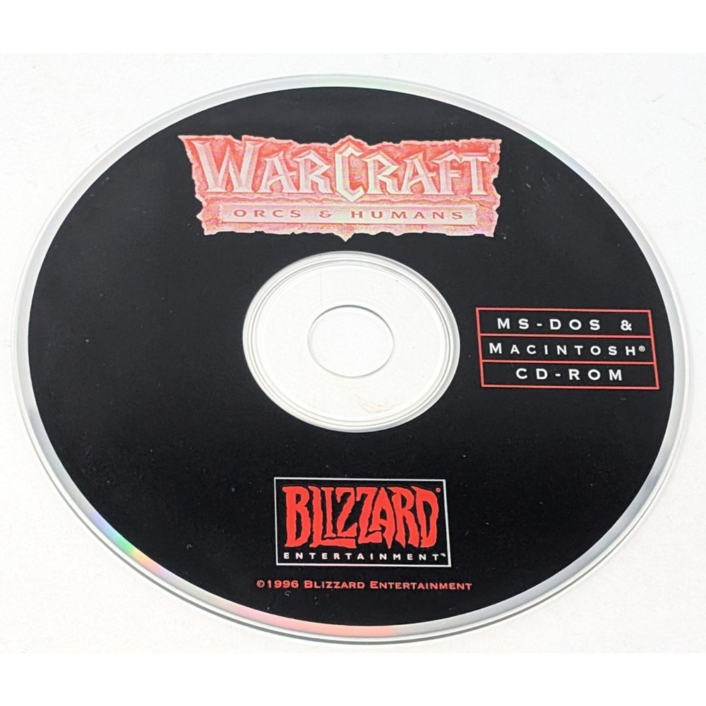 WarCraft Orcs & Humans PC Computer Game 1994 DISC ONLY Tested Works